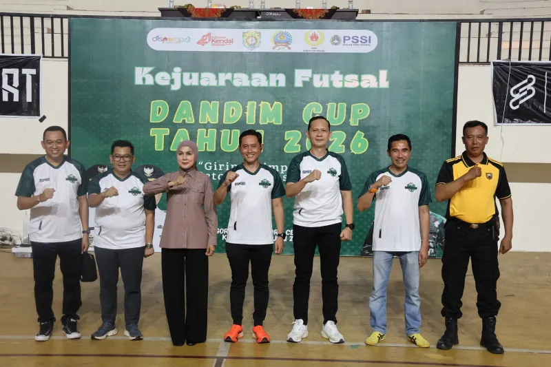 Dandim Cup 2026 Resmi Bergulir, 24 Tim Futsal SMP-SMA di Kendal Berebut Gelar Juara