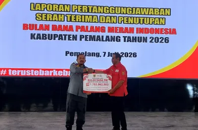 Bulan Dana PMI Pemalang 2026 Lampaui Target, Capai Rp 1,7 Miliar