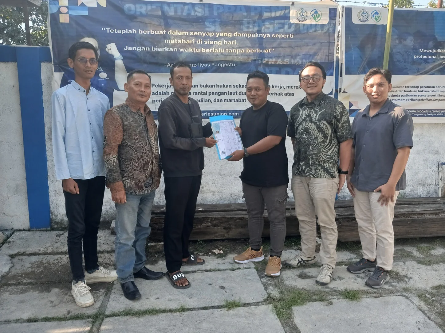 Dikawal SPPI, ABK Dedy Terima Dokumen Pentingnya dari PT LAS Pemalang