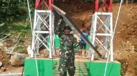 Jembatan Garuda Merah Putih di Plantungan Kendal Hampir Rampung, Progres Capai 90 Persen