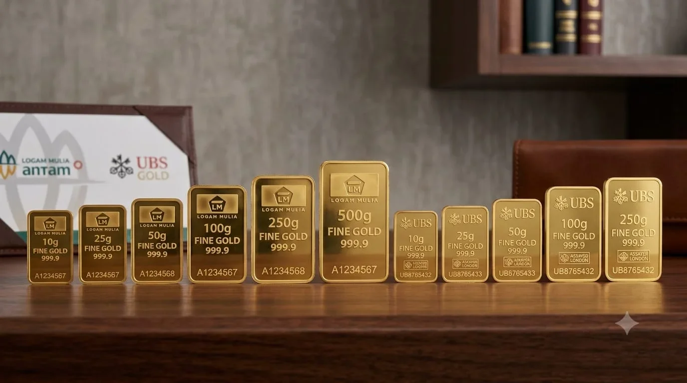 Beli Antam atau UBS? Cek Selisih Harga Emas Hari Ini Rabu 8 Juli 2026