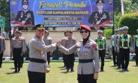 Sertijab Kapolresta Batang, Kombes Warsono Gantikan AKBP Veronica