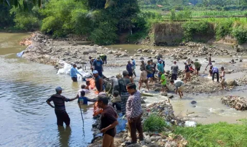 9 Tahun Rusak, Petani di Pruwatan Brebes Tunggu Perbaikan Bendung Kedungjembat