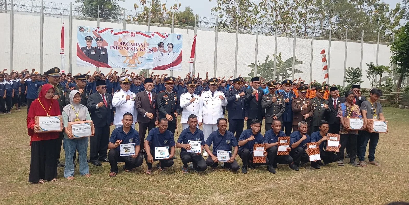 306 Warga Binaan Lapas Slawi Terima Remisi HUT ke-81 RI, Dua Narapidana Bebas