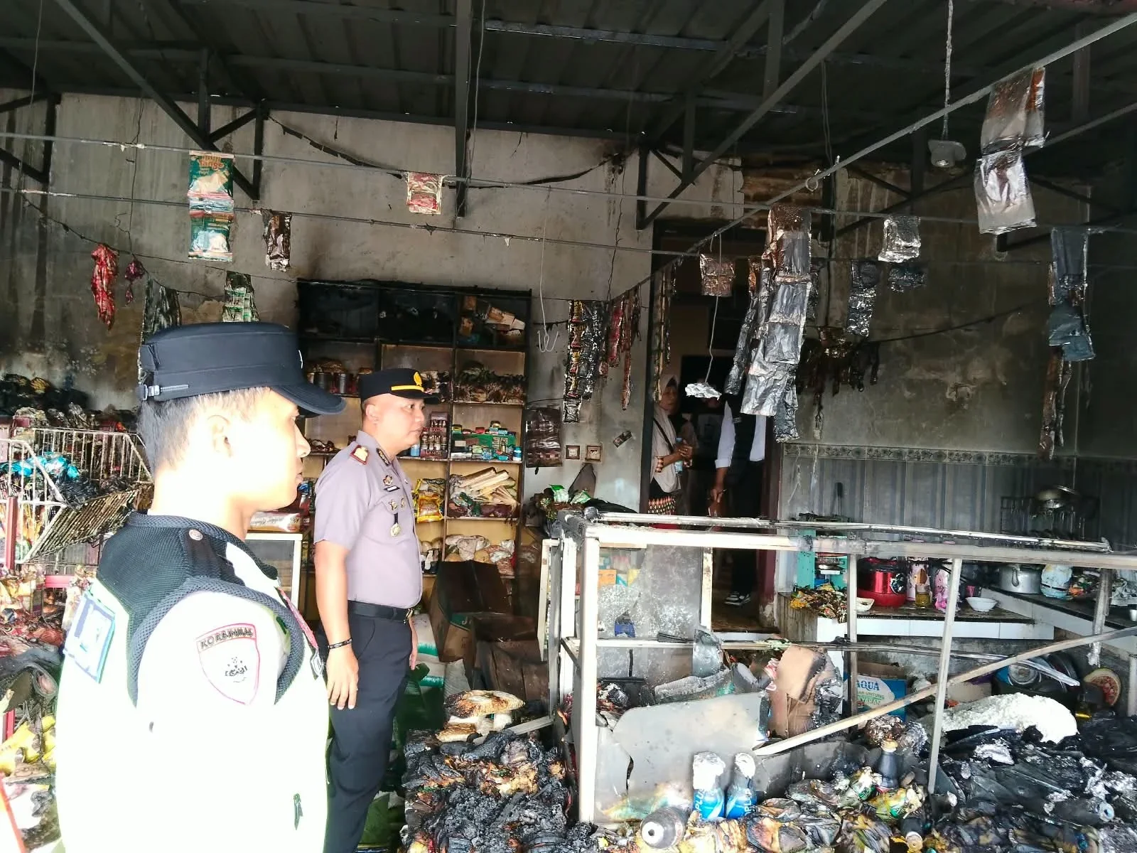 Ditinggal ke Pasar, Toko Milik Warga Wonopringgo Pekalongan Terbakar dan Rugi Rp 100 Juta