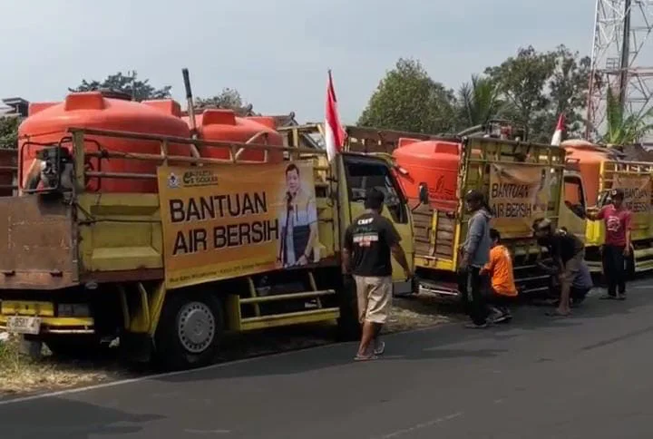 Golkar Pemalang Kirim Air Bersih Untuk Warga Terdampak Kekeringan