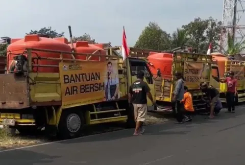 Golkar Pemalang Kirim Air Bersih Untuk Warga Terdampak Kekeringan