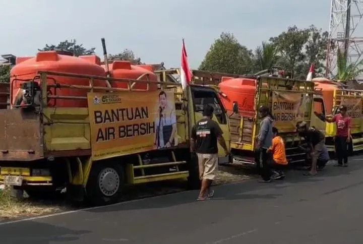 Golkar Pemalang Kirim Air Bersih Untuk Warga Terdampak Kekeringan