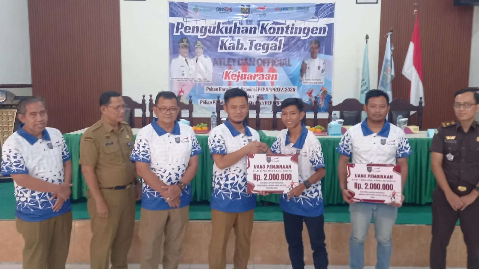 Puluhan Atlet Disabilitas Ikuti Peparpeda dan Peparprov 2026, Bupati Tegal Targetkan masuk10 Besar