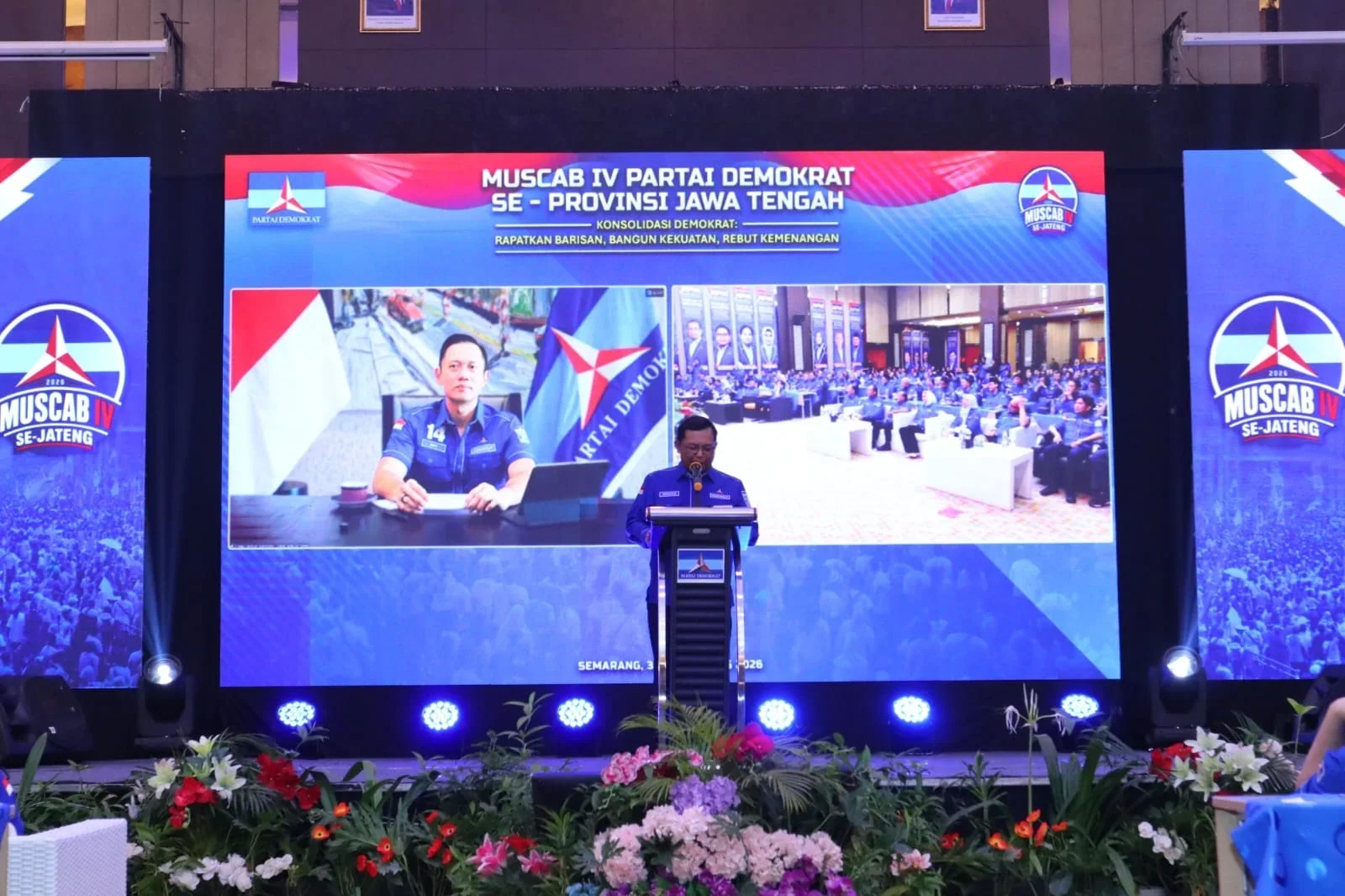 AHY Buka Muscab IV Demokrat se-Jawa Tengah: Rapatkan Barisan, Bangun Kekuatan, Rebut Kemenangan