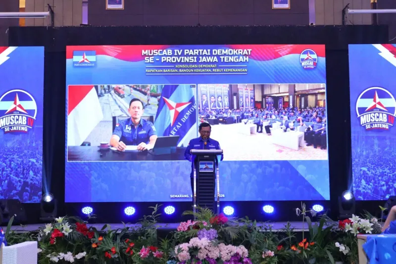 AHY Buka Muscab IV Demokrat se-Jawa Tengah: Rapatkan Barisan, Bangun Kekuatan, Rebut Kemenangan