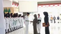 70 Paskibraka Kendal Siap Kibarkan Merah Putih di HUT ke-81 RI