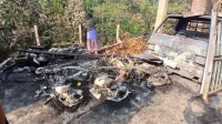 Kebakaran di Paguyangan Brebes, Rumah, L300 dan 4 Motor Hangus