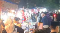 Ratusan Pelaku UMKM Ramaikan Pasar Malam Tujuh Belasan di Brebes