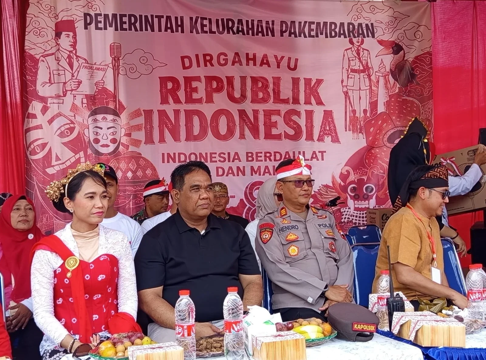 Karnaval HUT ke 81 RI di Kelurahan Pakembaran