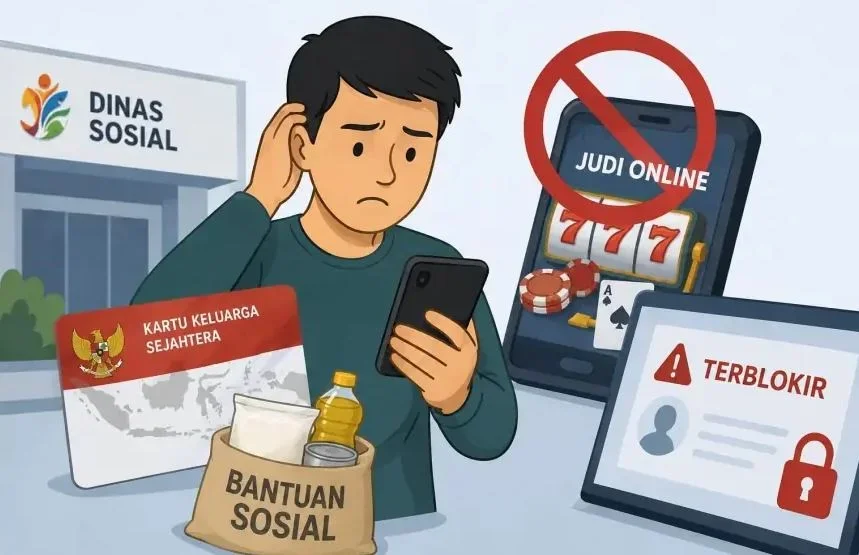 Terindikasi Terlibat Transaksi Judi Online, 4.300 Rekening Penerima Bansos di Kendal Diblokir