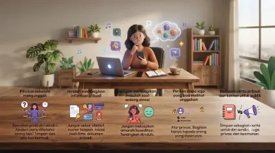 Tips Menghindari Oversharing di Media Sosial