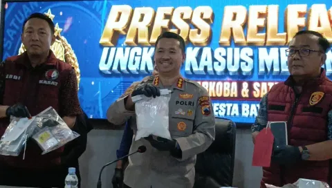 Polresta Batang Tangkap Kurir Sabu 779 Gram senilai Rp 1,16 Miliar