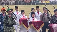 Cerita Pembawa Baki Paskibraka di Upacara HUT ke 81 RI Pemkab Tegal, Ditunjuk Satu Jam Sebelum Acara...