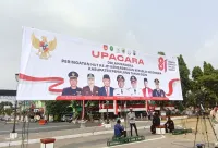 Jadi Tersangka KPK, Foto Anom Masih Terpajang di Baliho Upacara HUT ke-81 RI Pemkab Pemalang