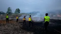 Lahan Pembuangan Limbah Kayu di Kajen Pekalongan Terbakar, Api Diduga Berasal dari Pembakaran Sampah Sisa Tebu