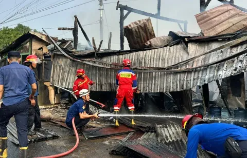 Tungku Ditinggal Mengamen, Rumah dan Warung di Paduraksa Pemalang Terbakar