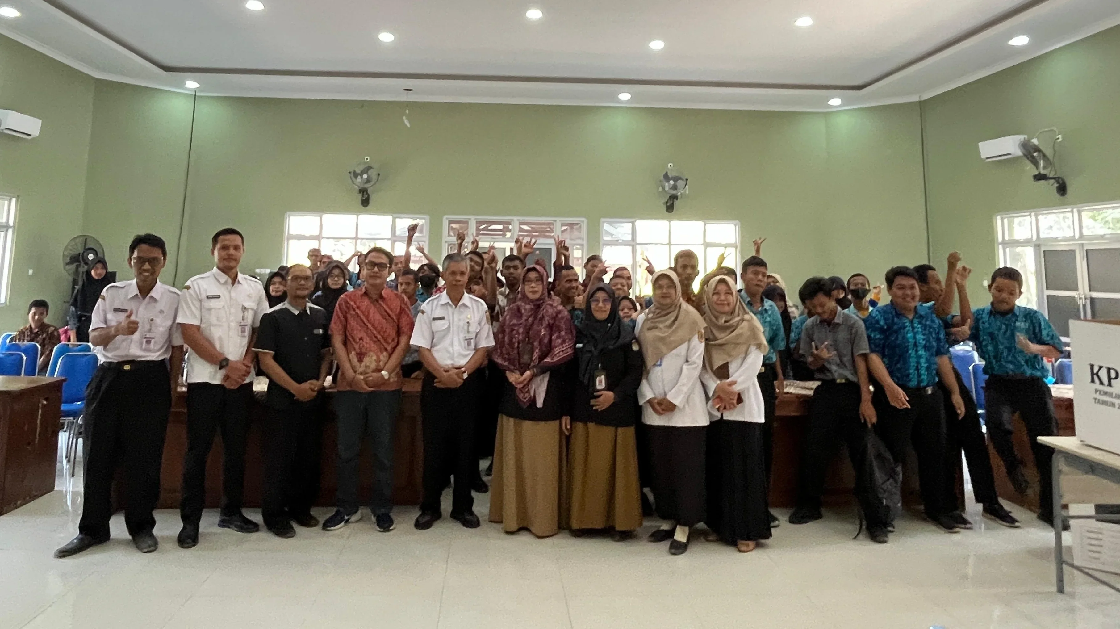 KPU Pemalang Kenalkan Hak Suara kepada Pemilih Pemula Disabilitas