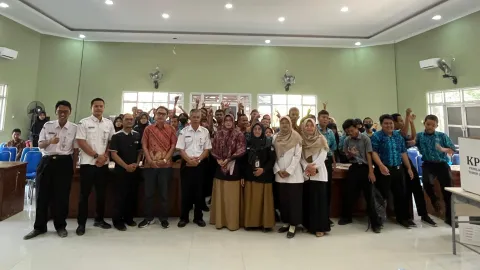 KPU Pemalang Kenalkan Hak Suara kepada Pemilih Pemula Disabilitas