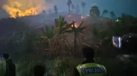 Polri Bergerak Cepat Cegah Kebakaran Merembet ke Hutan Pinus di Bumijawa