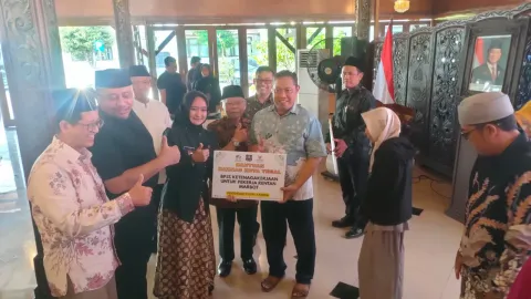 Baznas Biayai BPJS Ketenagakerjaan 53 Marbot dan Lebe di Kota Tegal