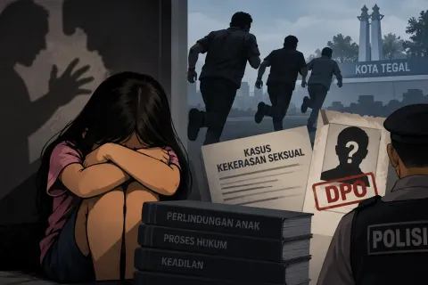 Empat Pelaku Kekerasan Seksual di Kota Tegal Kabur, Satu Masuk DPO
