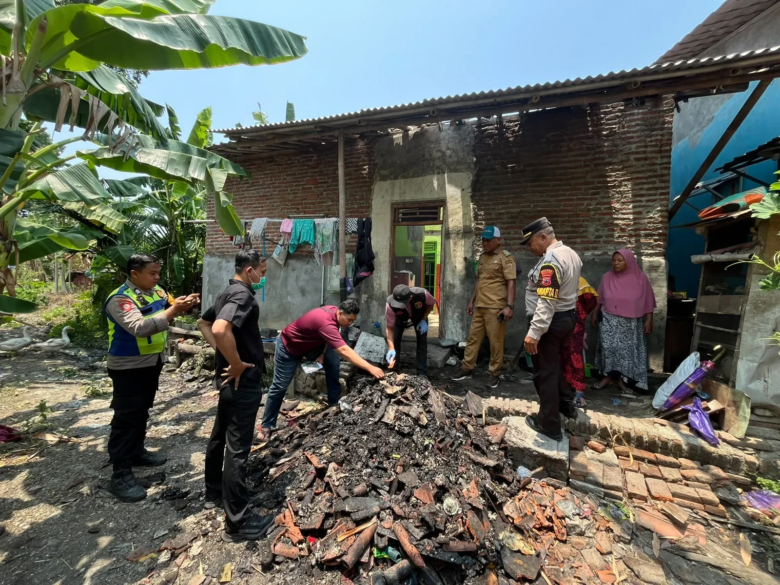 Rumah Warga Pegundan Pemalang Terbakar, Diduga Akibat Korsleting Listrik