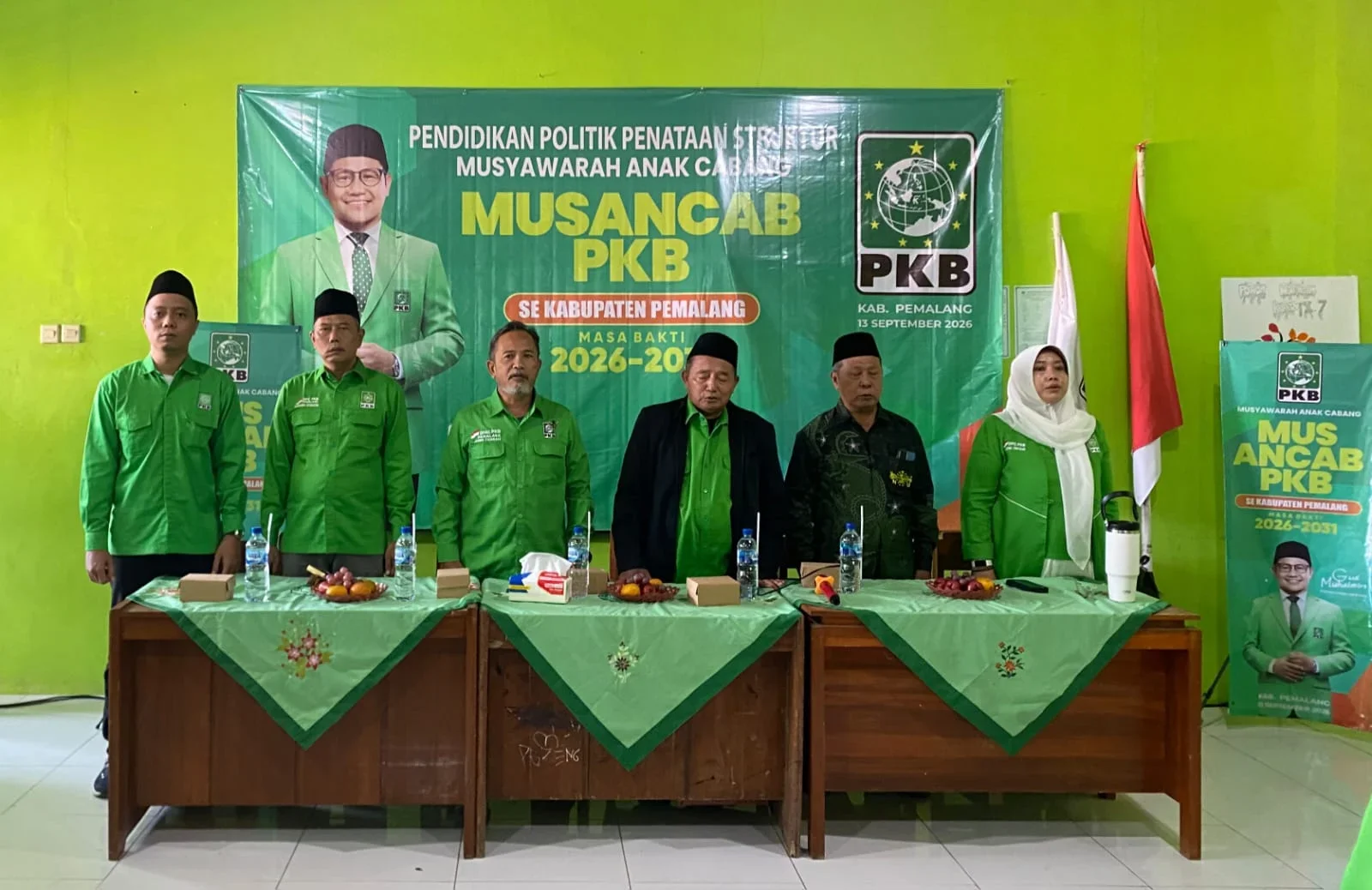 PKB Kabupaten Pemalang menggelar Musancab secara serentak, Minggu 13 September 2026
