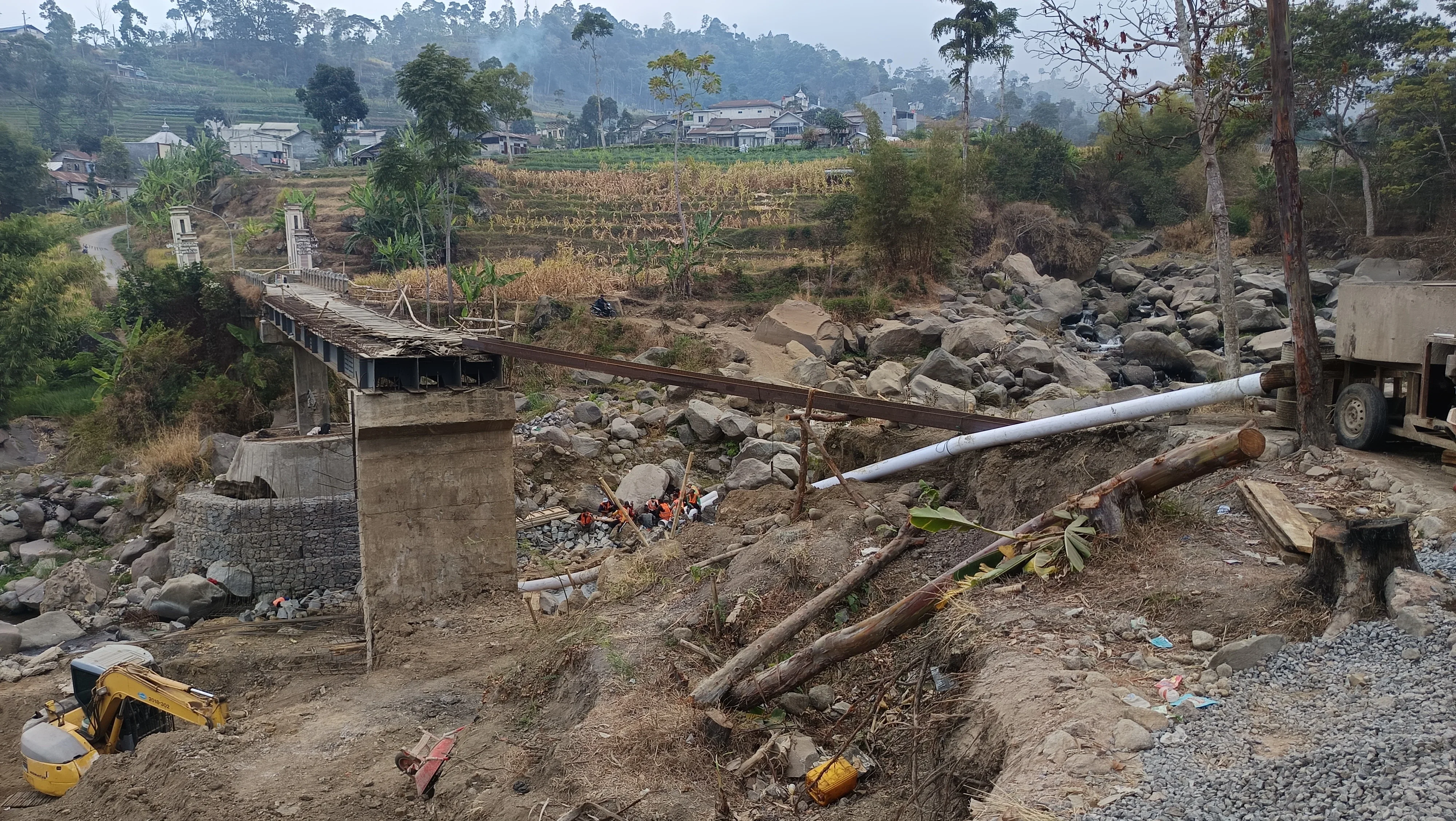 Jembatan Glempang Sirampog Mulai Dibangun, Anggarannya Rp1,7 Miliar