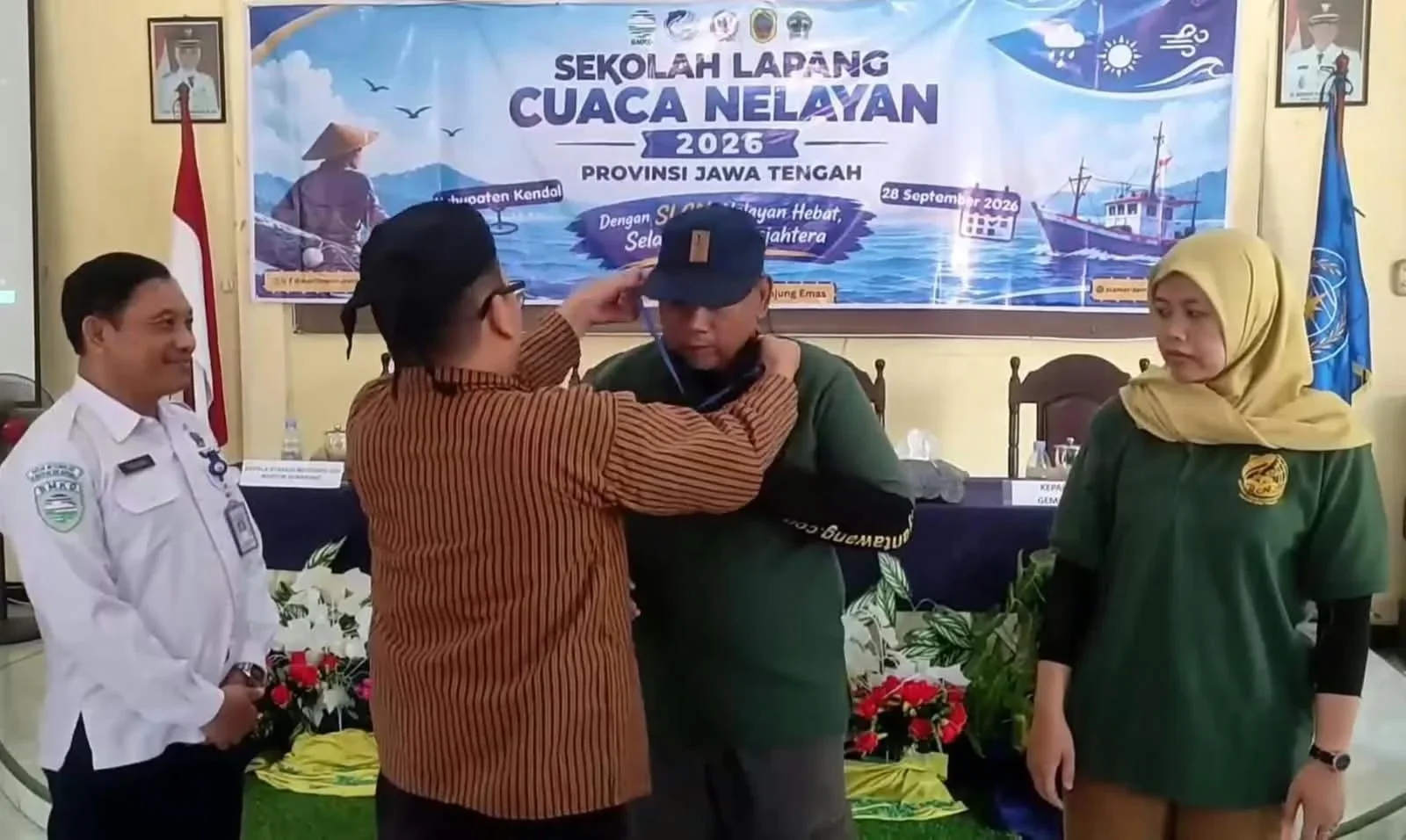 Sebelum Melaut, Nelayan Kendal Dibekali Cara Baca Cuaca dan Kondisi Laut