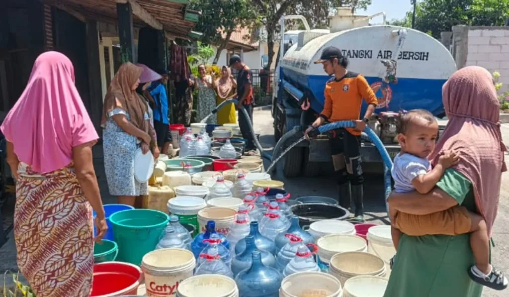 Kekeringan Brebes Selatan Meluas, Tonjong Mulai Minta Bantuan Air Bersih