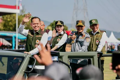 Hansip Reborn! 243 Ribu Satlinmas Jateng Siaga Bencana dan Lawan Hoaks