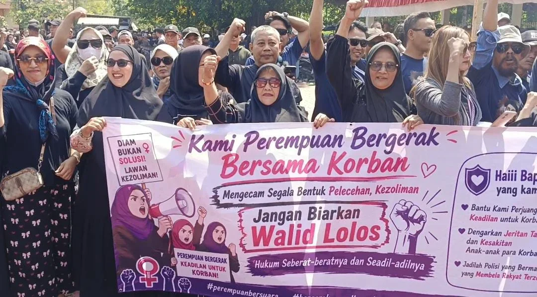 Praperadilan Ditolak, Ratusan Massa Kawal Proses Hukum AH di PN Pekalongan