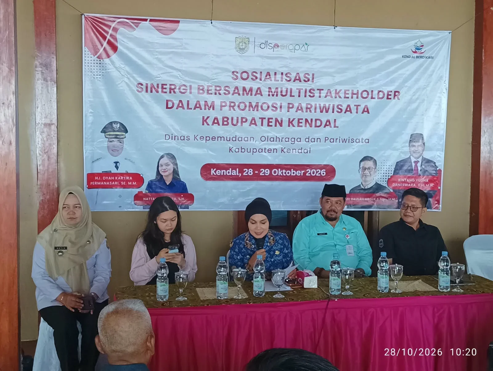 kegiatan sosialisasi dan promosi pariwisata di Pantai Indah Kemangi (PIK), Desa Jungsemi, Kecamatan Kangkung.