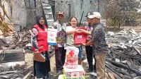 PMI Kabupaten Tegal Salurkan Bantuan Kebakaran dan Tali Asih Pengobatan