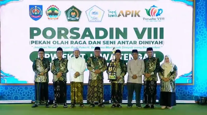 Kabupaten Tegal Raih Juara Umum Porsadin VIII Jawa Tengah 2026