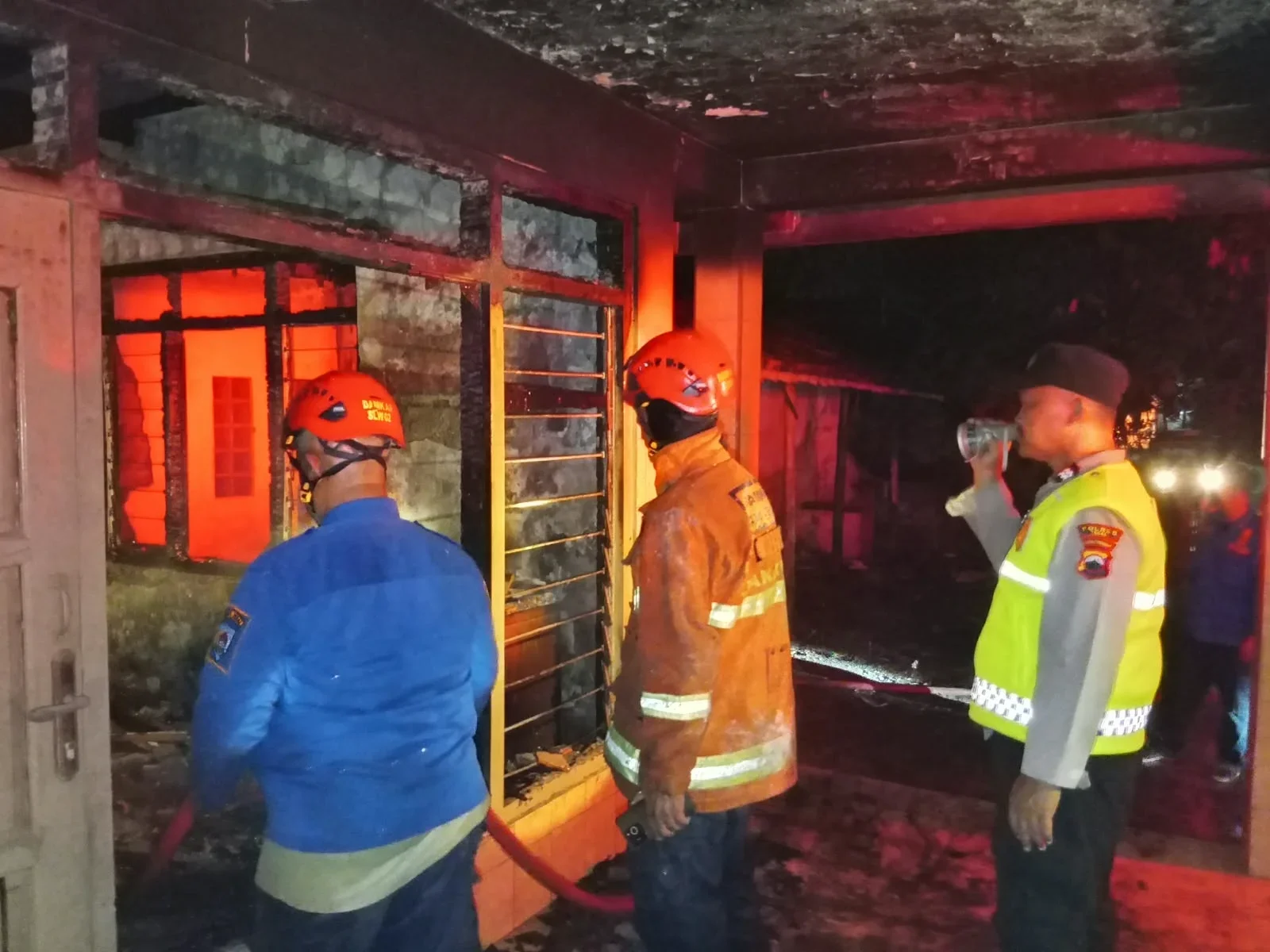 Rumah Warga Kambangan Lebaksiu Ludes Terbakar, Kerugian Capai Rp75 Juta