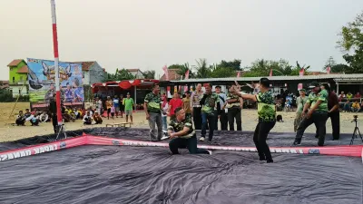 Seru, Ada Lomba Merpati Kolong Rayakan HUT ke-81 TNI di Pemalang