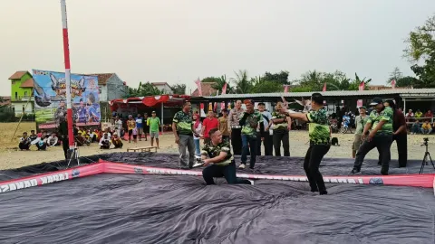 Seru, Ada Lomba Merpati Kolong Rayakan HUT ke-81 TNI di Pemalang