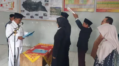 Pelantikan Kadus Ragatunjung, Camat Paguyangan Brebes Ingatkan Perangkat Desa soal Pelayanan