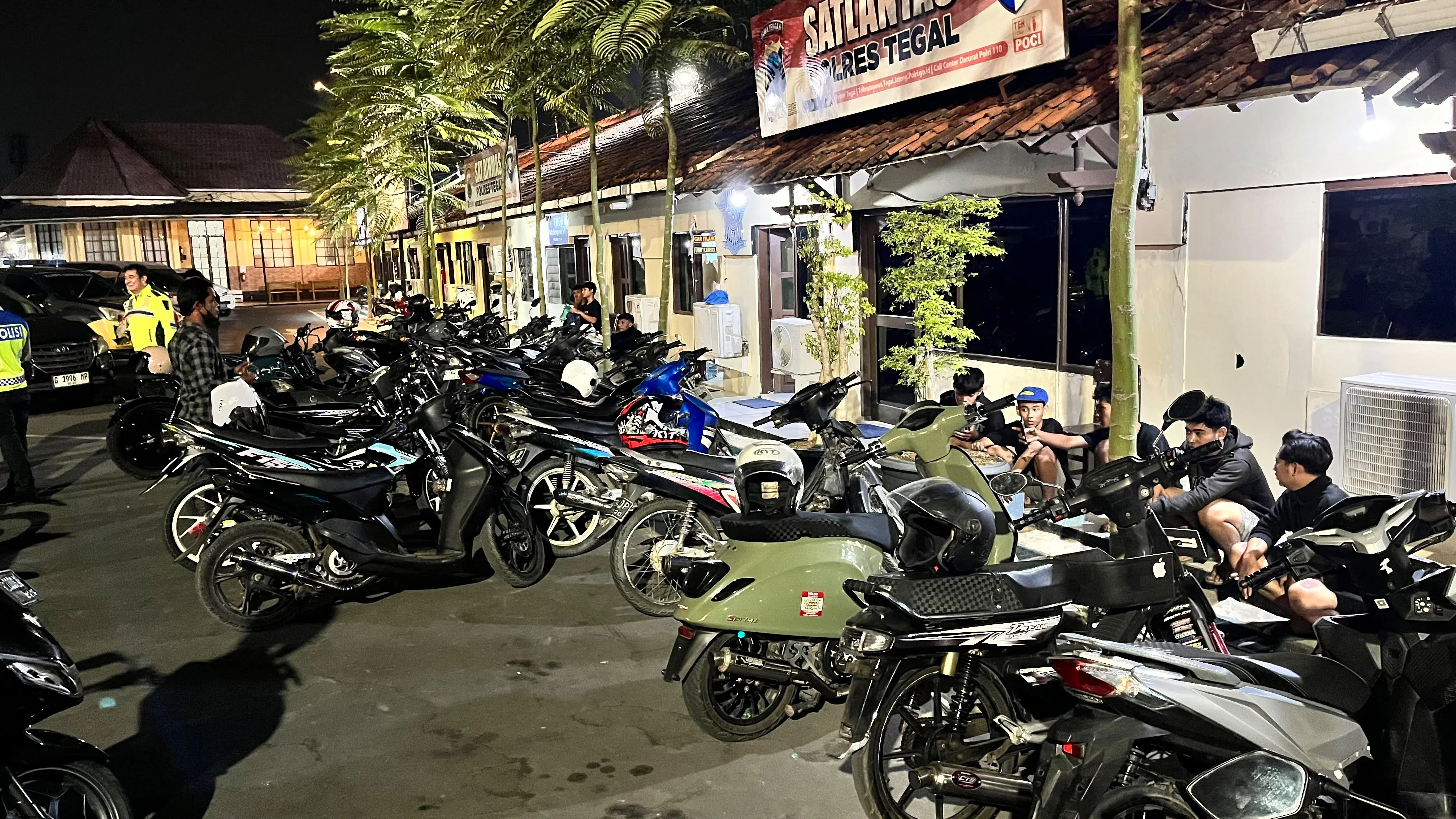 Sikat Knalpot Brong, Satlantas Polres Tegal Amankan 44 Motor dalam Dua Malam