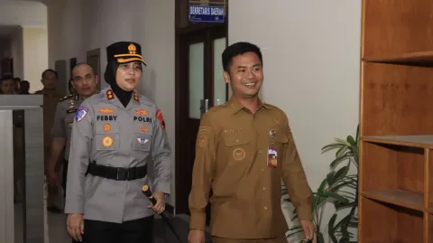 Perkuat Sinergi, Kapolres Tegal Silaturahmi ke Bupati Ischak Maulana