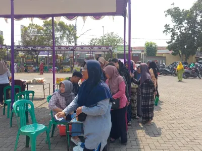 Pasar Pangan Murah di Bojong Pekalongan, Cabai Merah Paling Banyak Diburu