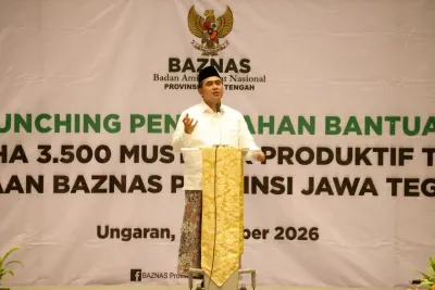 1.750 Mustahik di Jateng Terima Bantuan Modal Rp5,25 Miliar, Taj Yasin Tekankan Pendampingan