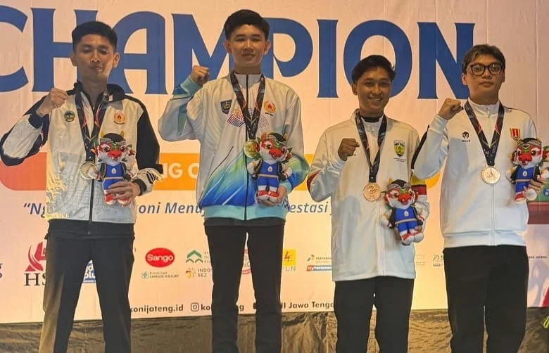 Brian Exel, Periah Emas Pertama untuk Kabupaten Tegal di Porprov Jateng 2026